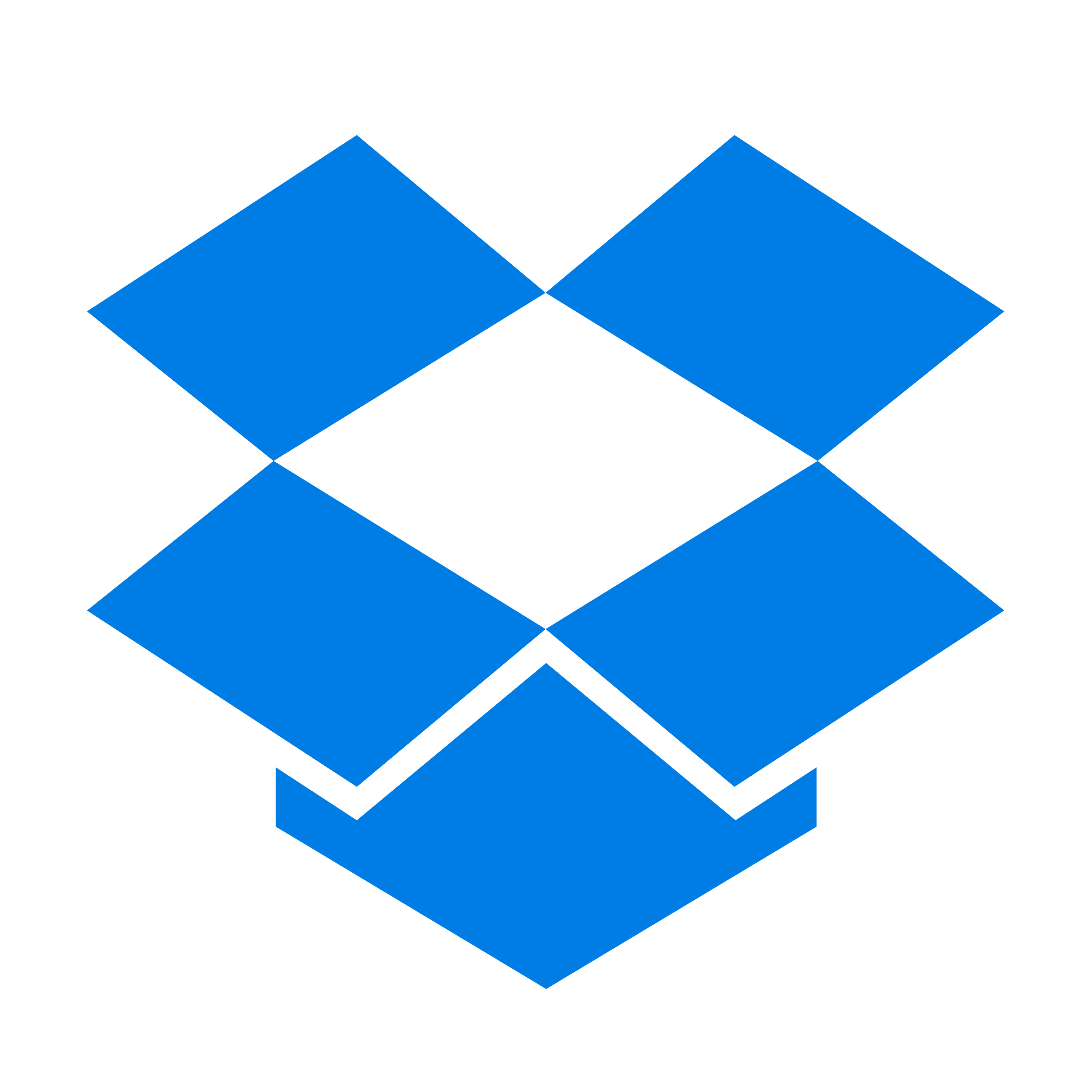 Ikon med logotyp för Dropbox