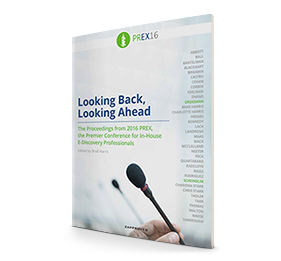 PREX16 Keynote: Judge Shira Scheindlin: Looking Back, Looking Ahead Whitepaper by Zapproved