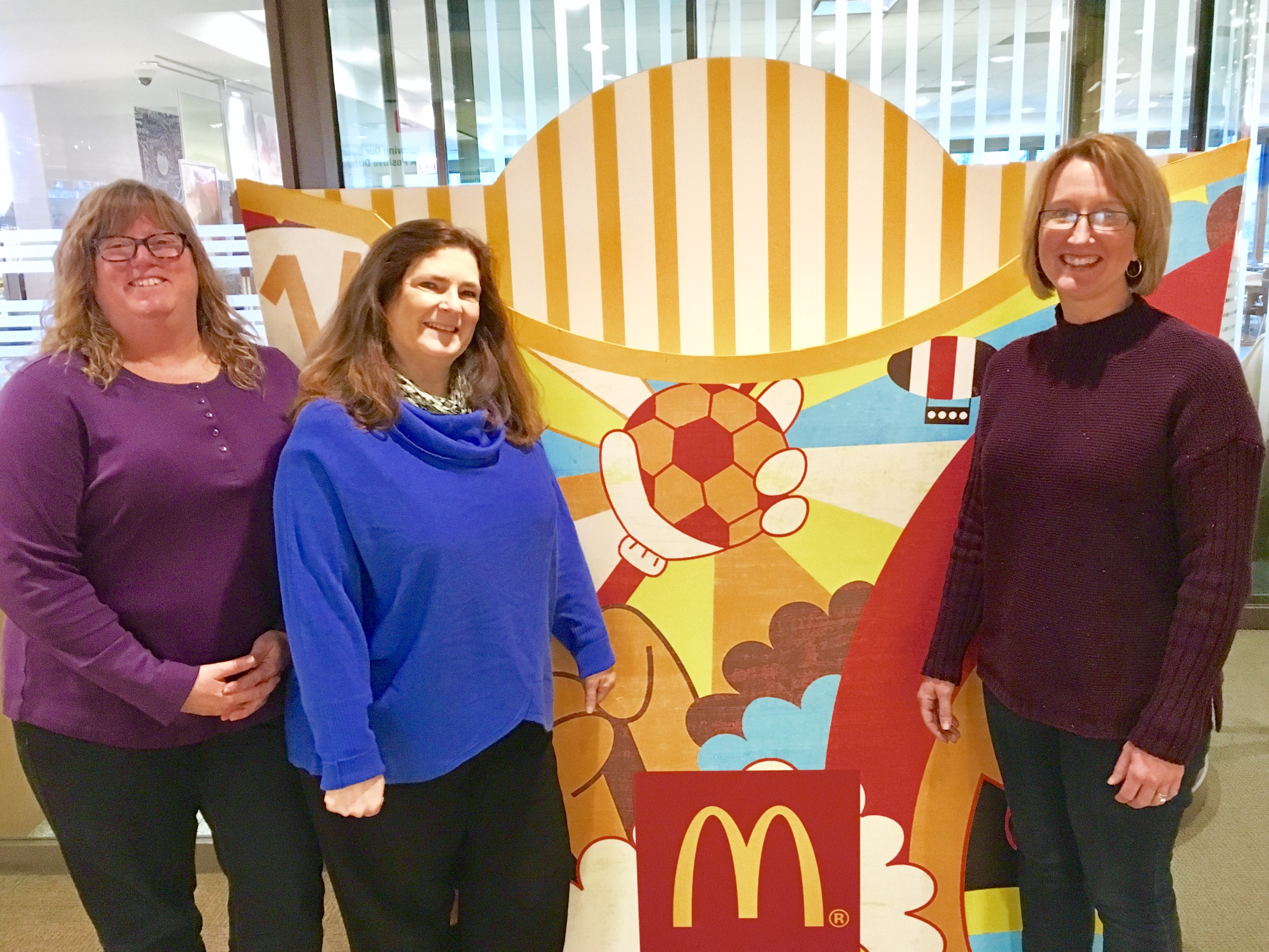 Commercial Litigation Practice Group, McDonald’s Corporation. Pictured left to right: Sharyl Tamssot, Sue Stopka, Diane Diaz