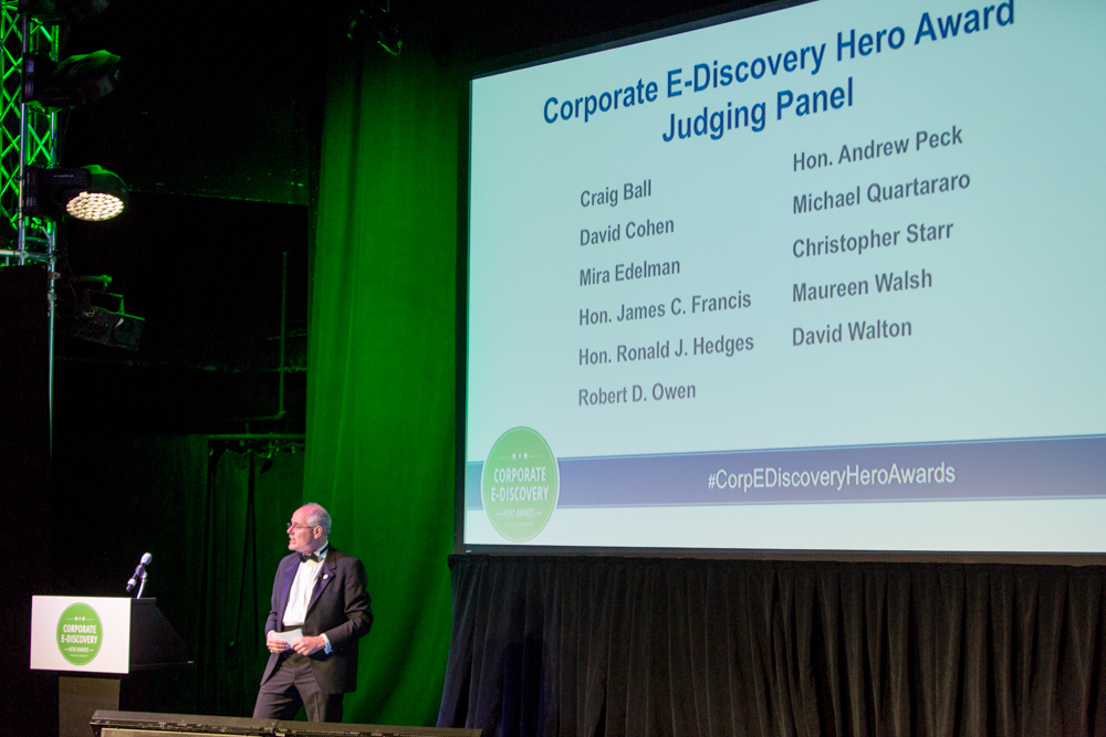 2017 Corporate E-Discovery Hero Award Judging Panel